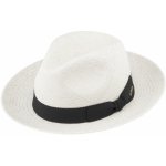 Fiebig Headwear since 1903 Letní bílá ekvádorská panama Fedora ručně pletený klobouk – Sleviste.cz