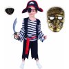 Dětský karnevalový kostým Pirát s mečem a maskou
