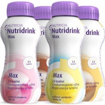 NUTRIDRINK MAX S PŘÍCHUTÍ ČOKOLÁDOVOU POR SOL 4X300ML