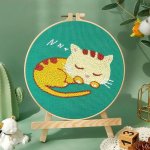 Vyšívání pro děti kočka – Zboží Dáma
