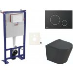 Závěsný WC set SAT do lehkých stěn / předstěnová montáž + WC SAT Infinitio SIKOSSINB78 – Sleviste.cz