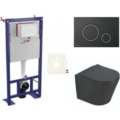 Závěsný WC set SAT do lehkých stěn / předstěnová montáž + WC SAT Infinitio SIKOSSINB78 – Sleviste.cz