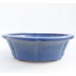 E-bonsai keramická bonsai miska 26 x 26 x 8,5 cm modrá – Zboží Dáma