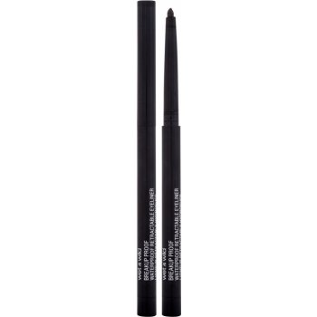 Wet n Wild Breakup Proof Waterproof Retractable Eyeliner voděodolná tužka na oči Blackest Black 0,23 g