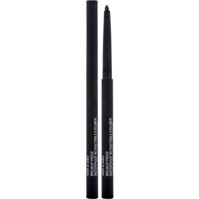 Wet n Wild Breakup Proof Waterproof Retractable Eyeliner voděodolná tužka na oči Blackest Black 0,23 g – Zboží Mobilmania