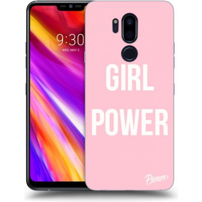 Pouzdro Picasee silikonové LG G7 ThinQ - Girl power čiré