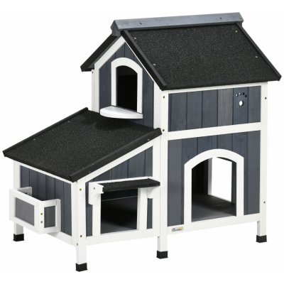 PawHut Domeček z jedlového dřeva 96 x 65 x 85,5 cm – Hledejceny.cz