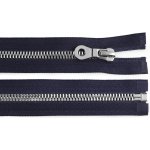 Kostěný zip, imitace kovu No 8 délka 80 cm bundový Varianta: 330 modrá tmavá, Balení: 1 ks – Hledejceny.cz