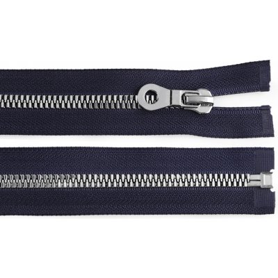 Kostěný zip, imitace kovu No 8 délka 80 cm bundový Varianta: 330 modrá tmavá, Balení: 1 ks – Hledejceny.cz