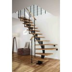 DOLLE HAMBURG STYL 6 - Horizontální výplň Ø6 mm, Vedení s 1/4 zatočením, 222 - 258 cm 11 nášlapů (pod 222 cm lze instalovat – HobbyKompas.cz