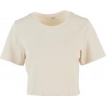 Dámské tričko cropped Tee Krémová – Zboží Dáma