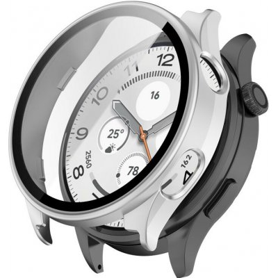VSECHNONAMOBIL 132956 PC FULL COVER Plastový kryt se sklem pro Xiaomi Watch 5 stříbrný – Sleviste.cz