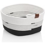 Kela Košík Hedda 28 cm směs bavlna/polyester bílo-černá – Sleviste.cz