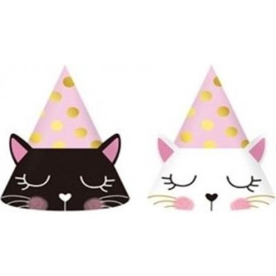 Wiky Párty kloboučky kočka 15 cm 6 ks – Sleviste.cz