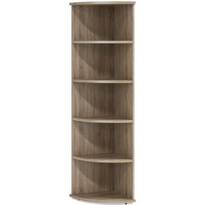 Lenza Vysoká rohová skříň Impress 37 x 37 x 190 cm, dub sonoma – Zboží Dáma