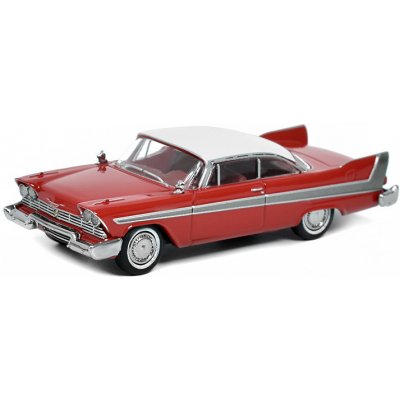 Brekina Plymouth Fury 1958 červená bílá 1:87 – Zboží Mobilmania