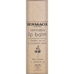 Dermacol Cannabis Lip Balm Zklidňující balzám na rty s konopným olejem 10 g