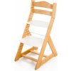 Dětský stoleček s židličkou Hajdalánek rostoucí židle Maja buk bílá