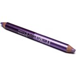 Princessa Davis Eye Double Colour oční stíny v tužce 011 sv. fialová tmavě fialová 6 g – Zboží Dáma