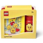LEGO® Iconic Girl svačinový set láhev a box žlutá červená – Zboží Dáma