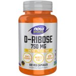 Now Foods D-Ribose 750 mg 120 kapslí – Hledejceny.cz