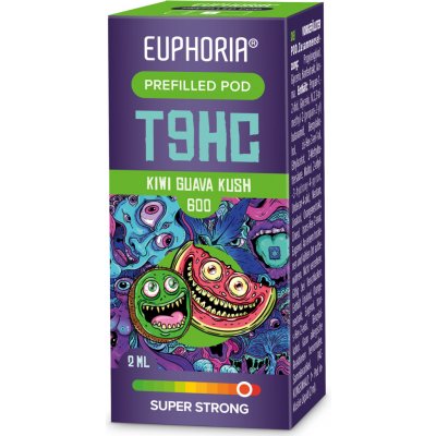 Euphoria T9HC POD Kiwi Guava Kush 2ml – Hledejceny.cz