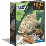 CLEMENTONI Science&Play ArcheoFun Piraňa svítící ve tmě – Zboží Mobilmania
