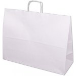 Papírová taška 500x180x390mm bílá – Zbozi.Blesk.cz