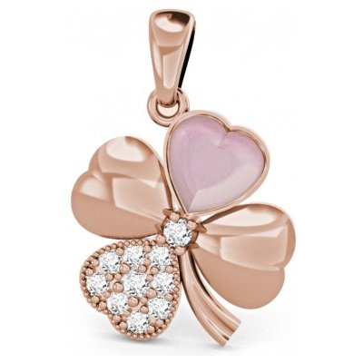 Couple Chance růžové zlato, zirkony a perleť 585 66 2 0249.4C00.0.00.078.23 – Zbozi.Blesk.cz