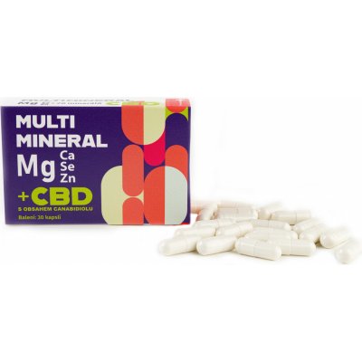 Zdravá Tráva MULTIMINERAL Mg s CBD 30 kapslí – Zbozi.Blesk.cz