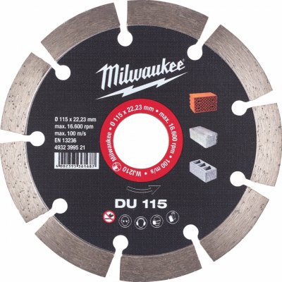 Milwaukee Diamantový kotouč 230 mm DU230 4932399524 – Sleviste.cz