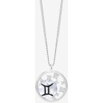 Preciosa Stříbrný s českým křišťálem blíženci sparkling zodiac 6150 86 – Hledejceny.cz