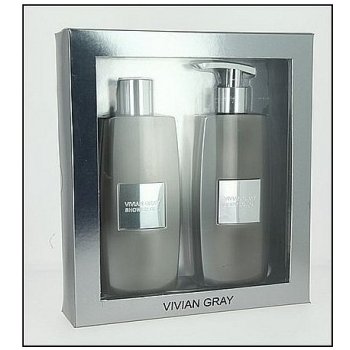Vivian Gray Platinum sprchový gel + tělové mléko 2 x 250 ml dárková sada