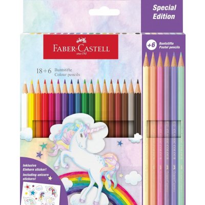 Faber Castell 111221 limitovaná edice jednorožec 24 ks – Zboží Mobilmania