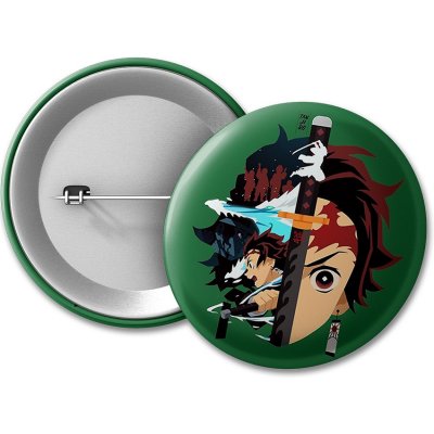 Demon Slayer Placka Tanjiro - 50 mm – Zboží Dáma