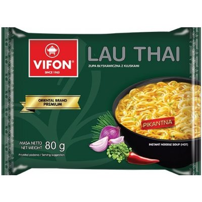 Vifon Lau Thai Thajská instantní nudlová polévka pikantní 80 g
