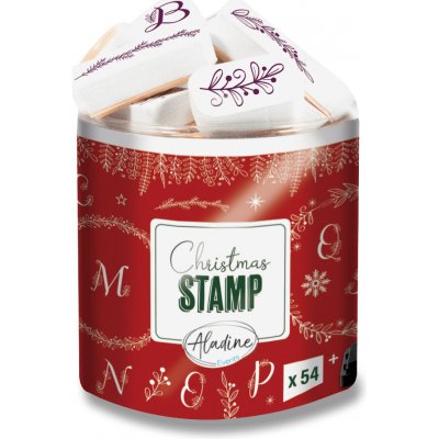 Aladine Razítka Creative Stamp, 54 ks - Vánoční abeceda – Zboží Dáma Aladine Razítka Creative Stamp, 54 ks - Vánoční abeceda – Zboží Dáma