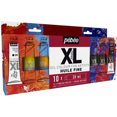 Pébéo Studio XL sada olejových barev 10 ks 20 ml – Zboží Mobilmania