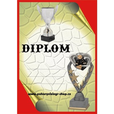 Hasič diplom A4 č.34 – Zboží Dáma