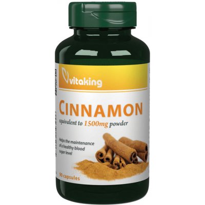 Vitaking Cinnamon 375 mg 90 kapslí – Hledejceny.cz