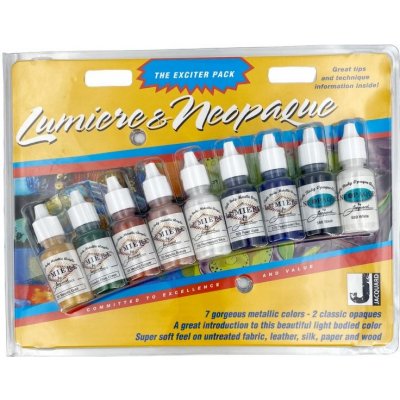 Jacquard Sada barev na textil Lumiere a Neopaque Exciter Pack – Hledejceny.cz