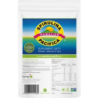 Kenay Spirulina pacifica prášek 180 g – Hledejceny.cz