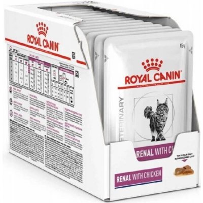 Royal Canin Veterinary Diet Cat Renal with Beef Feline 85 g – Zboží Mobilmania