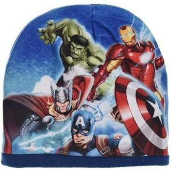Sun City Dětská čepice Avengers Captain America Ironman oboustranná modrá
