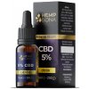 Doplněk stravy na spánek a nervovou soustavu HempBona CBD olej 5% CITRON Full spectrum 10 ml