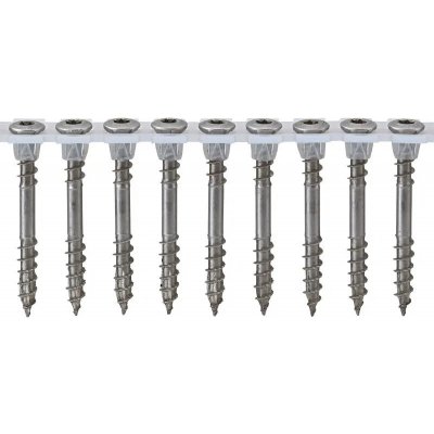 SPAX Fasádní šroub A2, T-STAR PLUS T20, fixační závit, 4CUT, magazínové provedení – 4,5×43 mm, balení 1000 ks – Hledejceny.cz