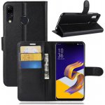 Pouzdro ASUS ZenFone 5 ZE620KL - peněženka se stojánkem - černé – Zbozi.Blesk.cz