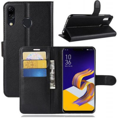 Pouzdro ASUS ZenFone 5 ZE620KL - peněženka se stojánkem - černé – Zboží Mobilmania