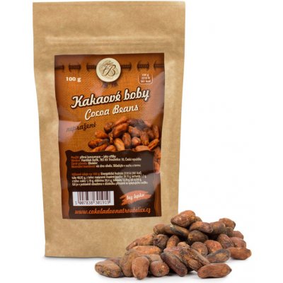 Čokoládovna Troubelice Kakaové boby nepražené, neloupané 1 kg – Zboží Mobilmania