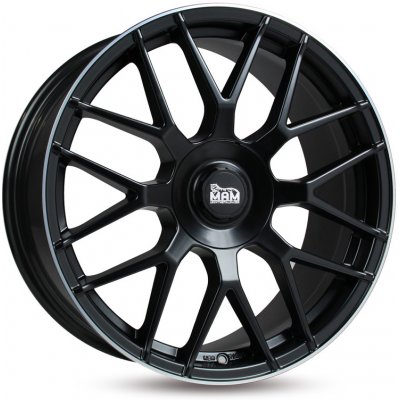 MAM GT.1 8x18 5x100 ET45 matt black lip polished – Hledejceny.cz